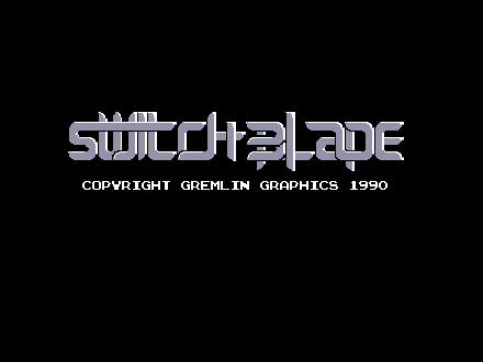Switchblade intro screen CPC