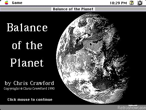 Balance of the Planet