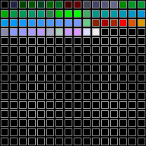 Venus The Flytrap RGB palette on the Amiga