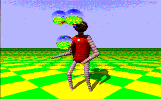 The Juggler demo on the Amiga